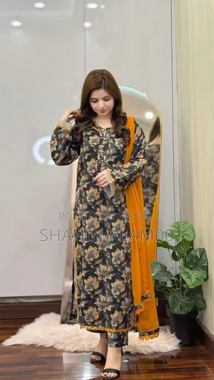 Cotton Readymade Three Piece