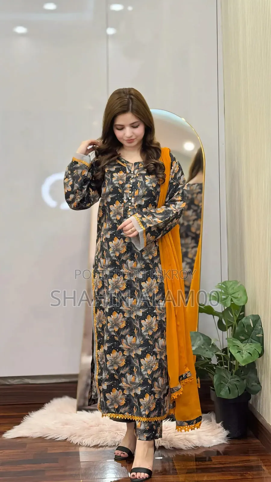 Cotton Readymade Three Piece