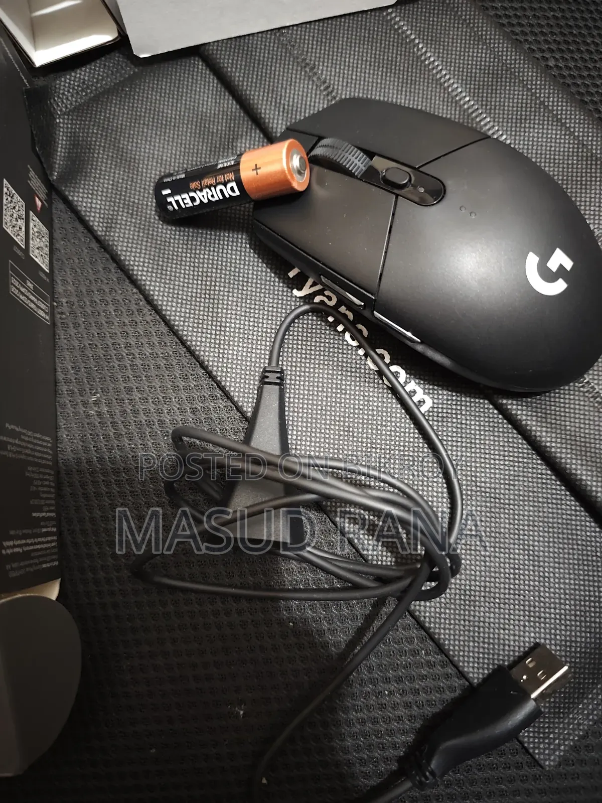 Logitech G304 Lightspeed Wireless Black Gaming Mouse