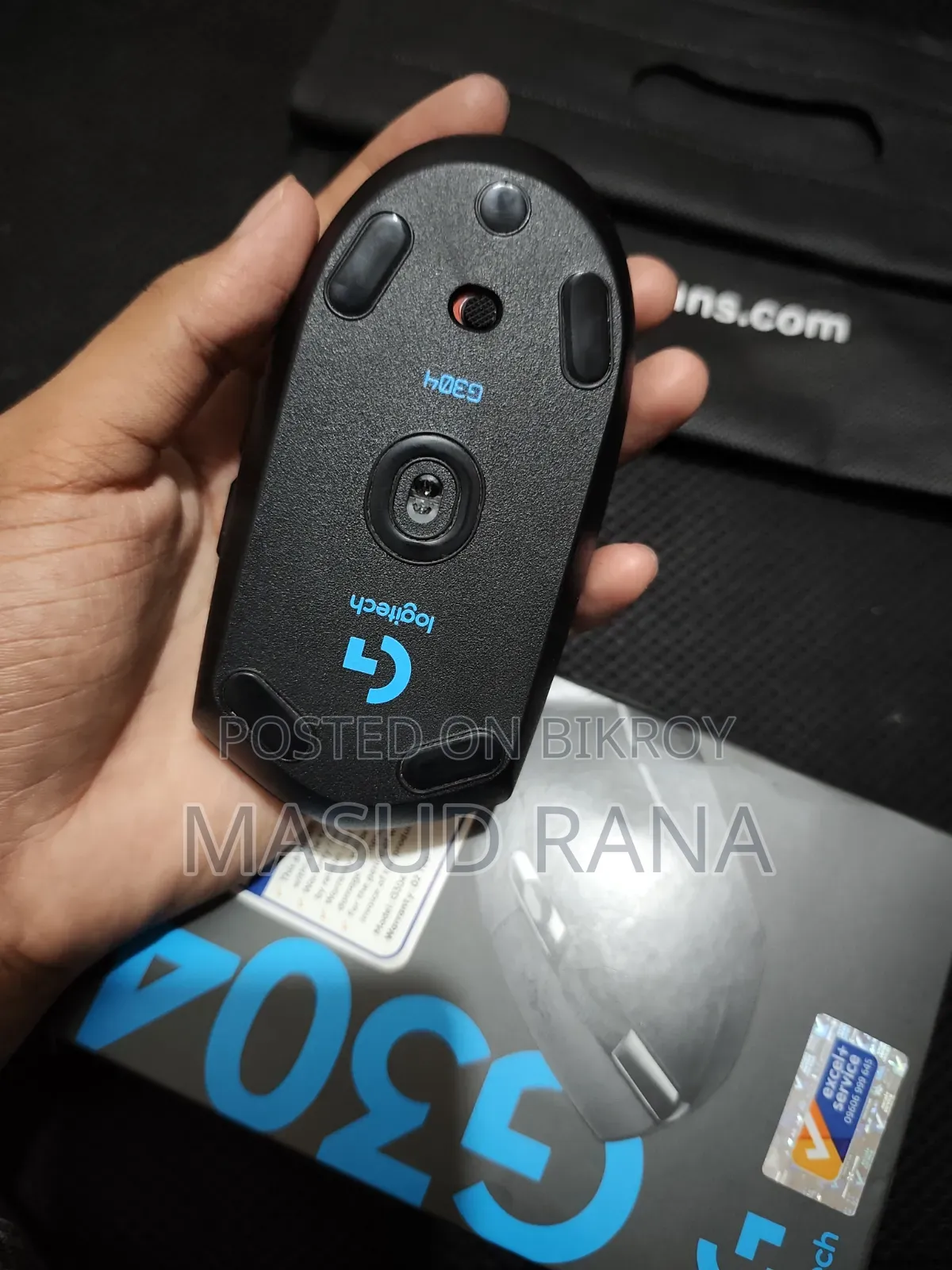 Logitech G304 Lightspeed Wireless Black Gaming Mouse