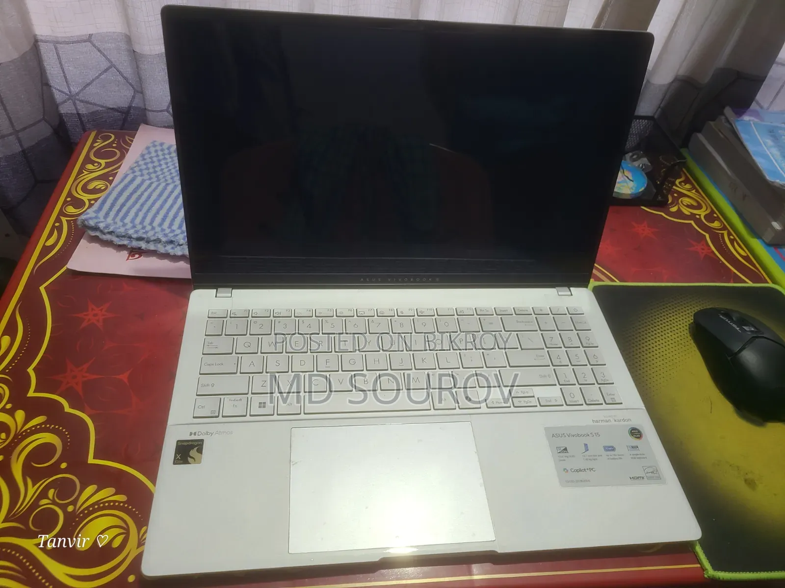 Asus VivoBook S15 S530UN 16GB Qualcomm Snapdragon X Elite SSD 512GB