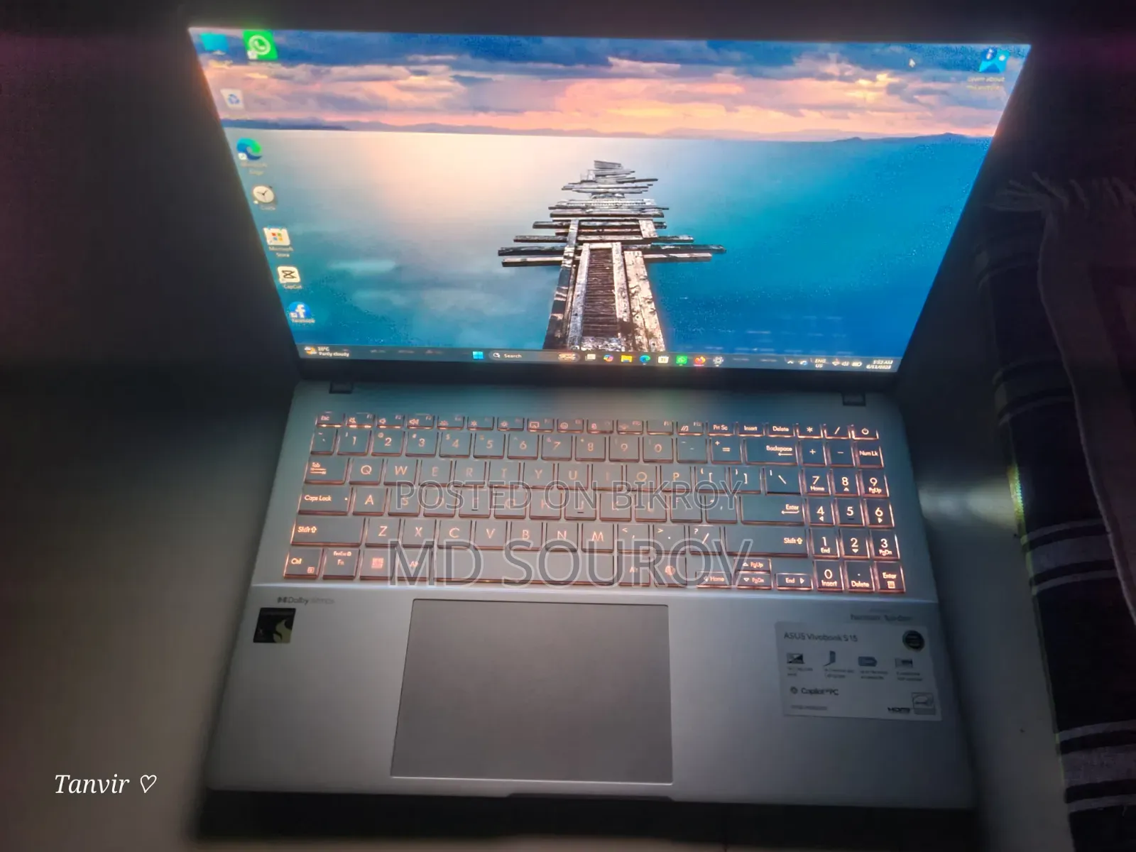 Asus VivoBook S15 S530UN 16GB Qualcomm Snapdragon X Elite SSD 512GB