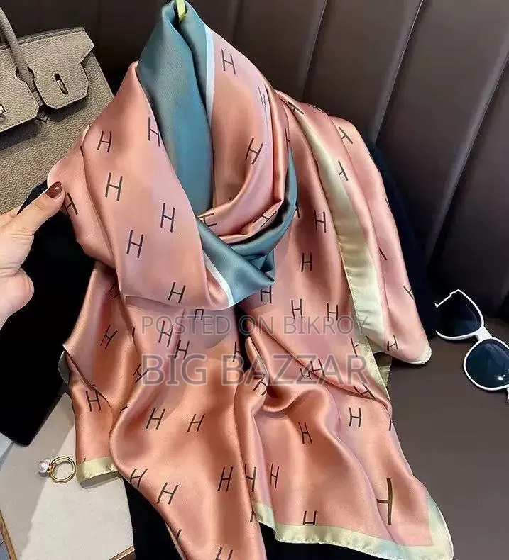 Premium Luxury Satin Silk Scarf