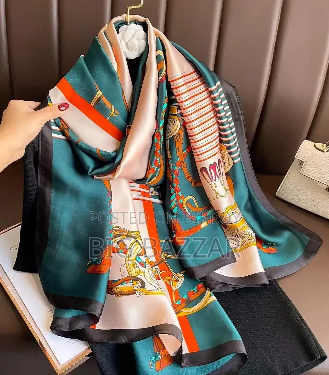 Premium Luxury Satin Silk Scarf
