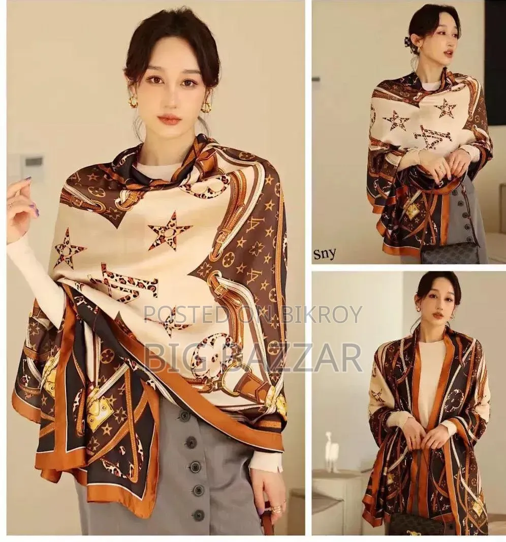 Premium Luxury Satin Silk Scarf