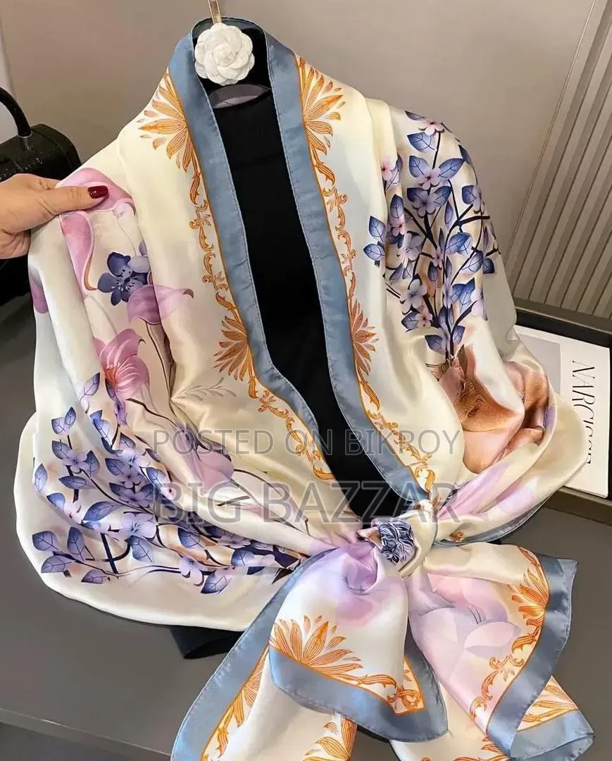 Premium Luxury Satin Silk Scarf