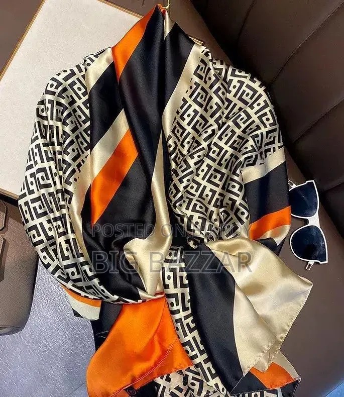 Premium Luxury Satin Silk Scarf