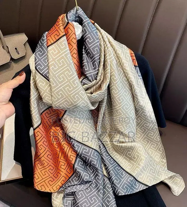 Premium Luxury Satin Silk Scarf