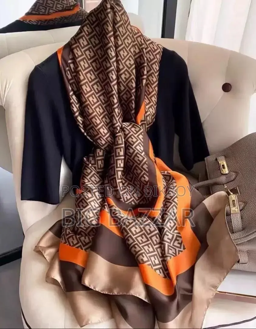Premium Luxury Satin Silk Scarf