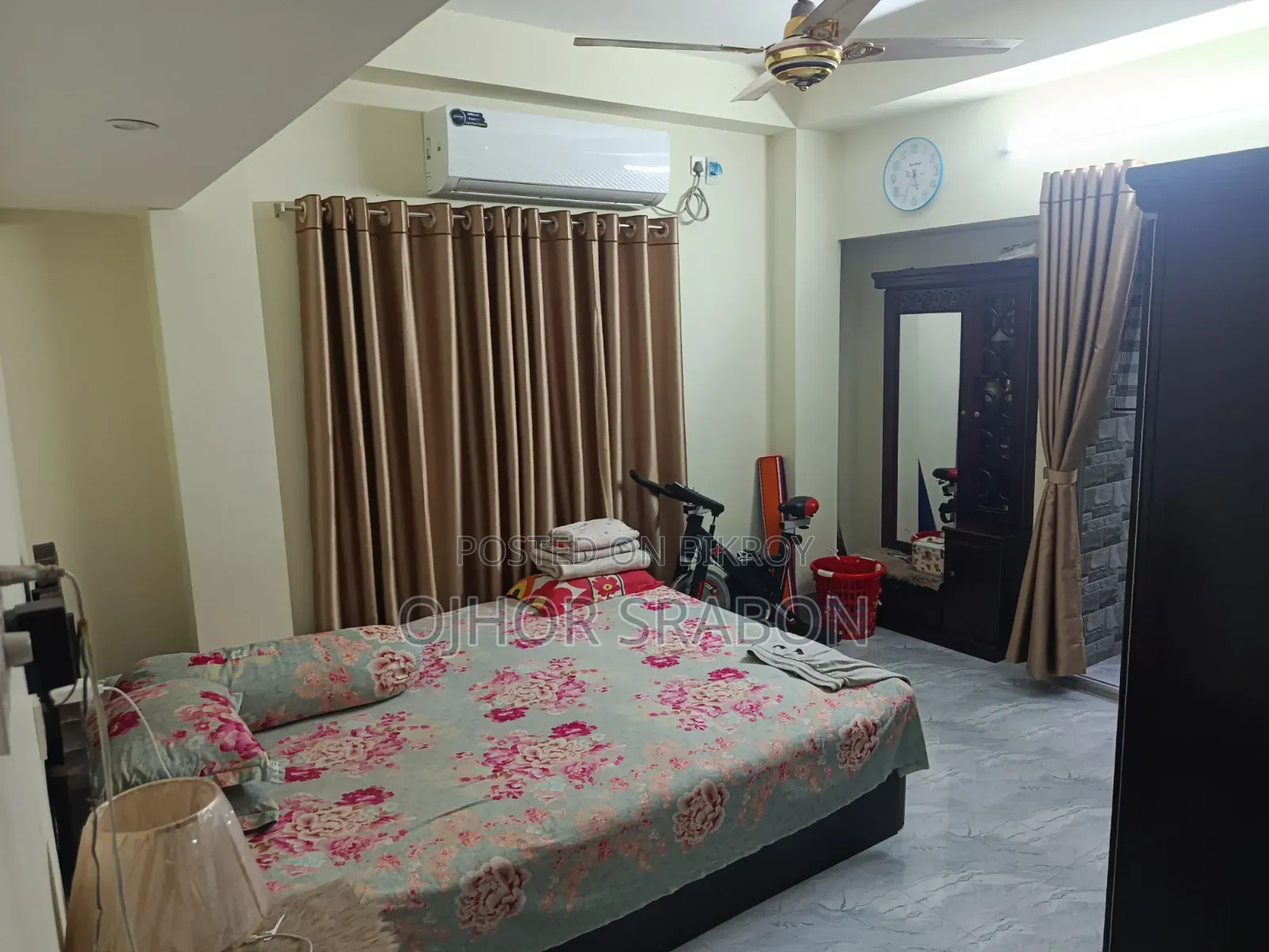 ৩ বেডরুমের বাড়ি ভালো, বাটিঘাটায় ভাড়ার জন্য