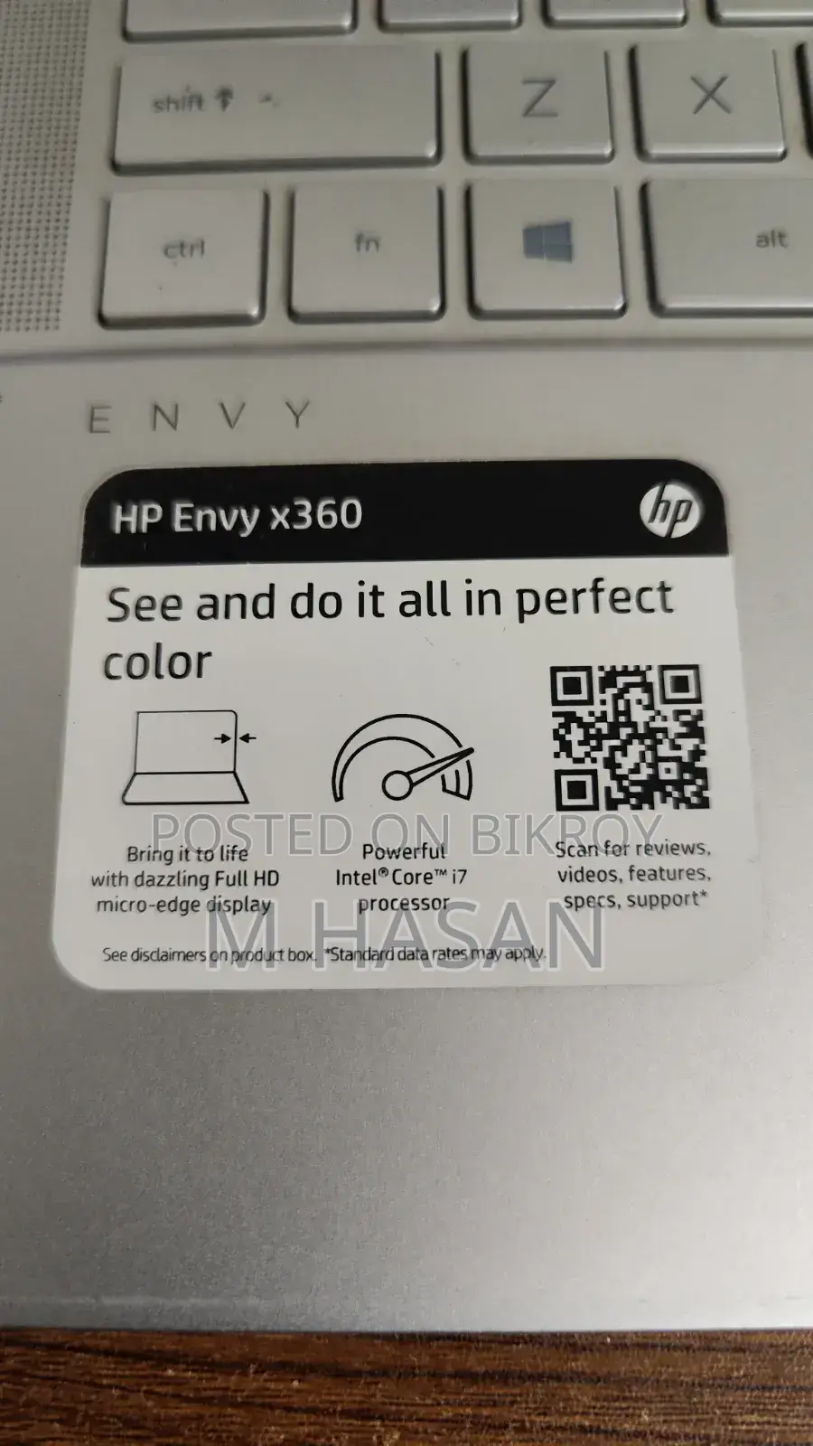 Laptop HP Envy X360 Convertible 15 Es2xx 16GB Intel Core I7 SSD 512GB