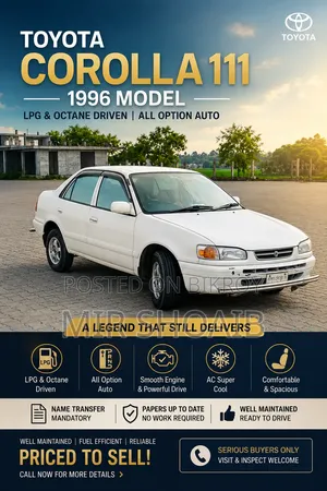 Toyota Corolla Sedan Automatic 1996 Beige