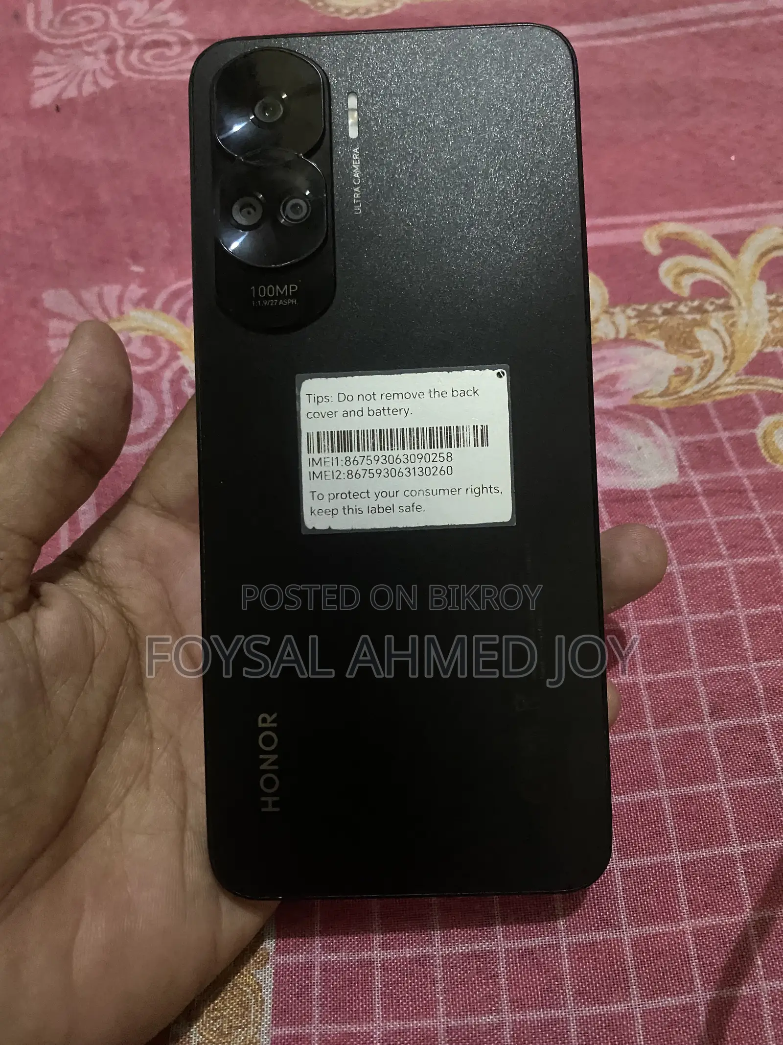 Honor 90 Lite 256 GB Black