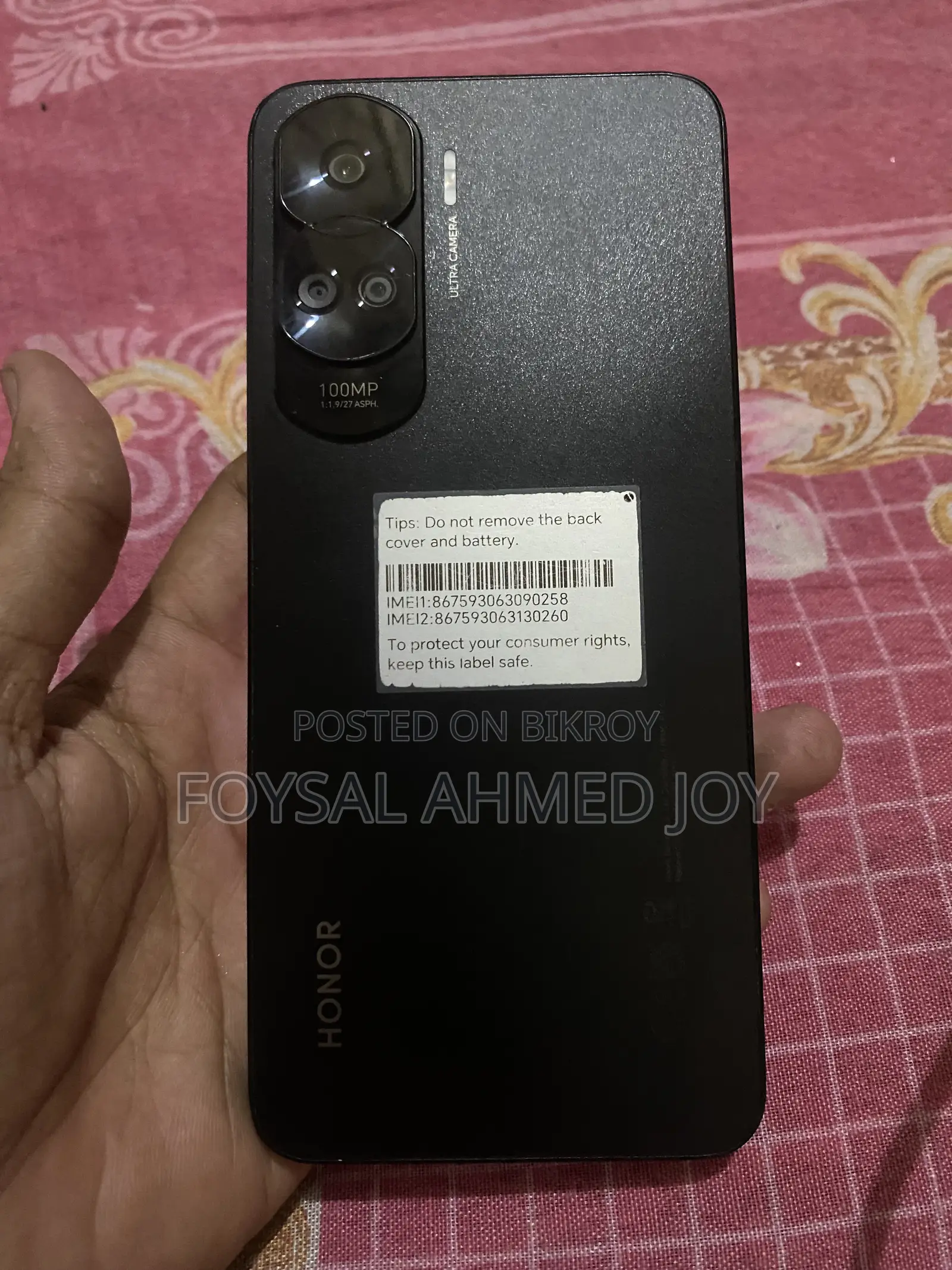 Honor 90 Lite 256 GB Black