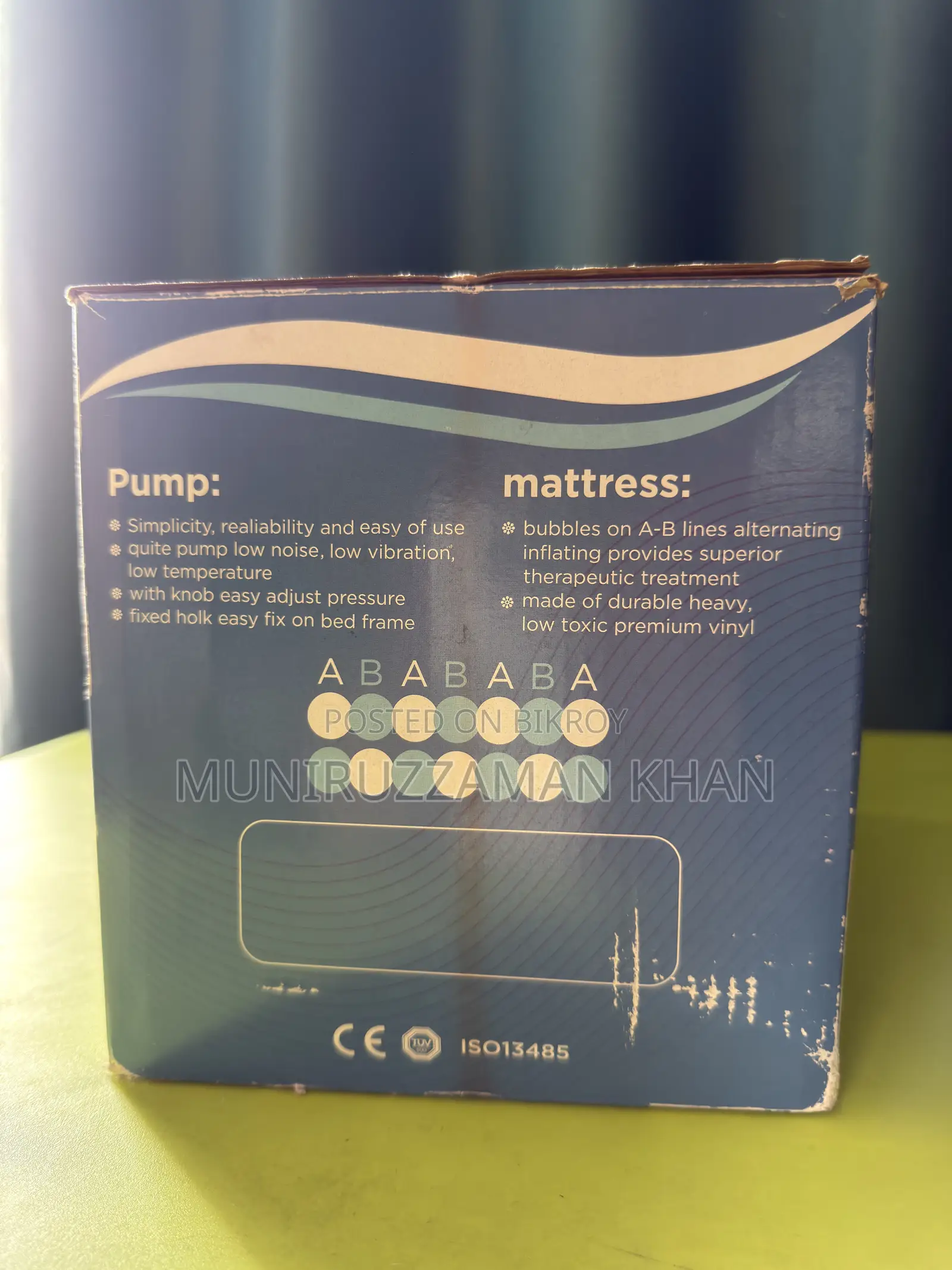 Medical Air Bed Mattress With Adjustable Pump