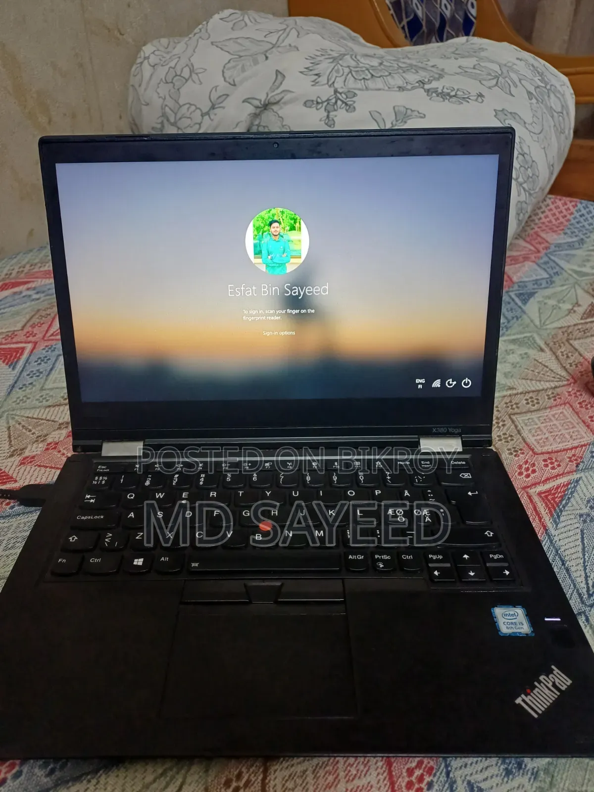 Laptop Lenovo ThinkPad X380 Yoga 8GB Intel Core I5 SSD 256GB