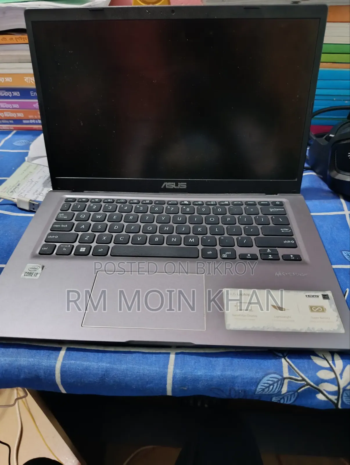Laptop Asus VivoBook X540SA 8GB Intel Core I3 HDD 256GB
