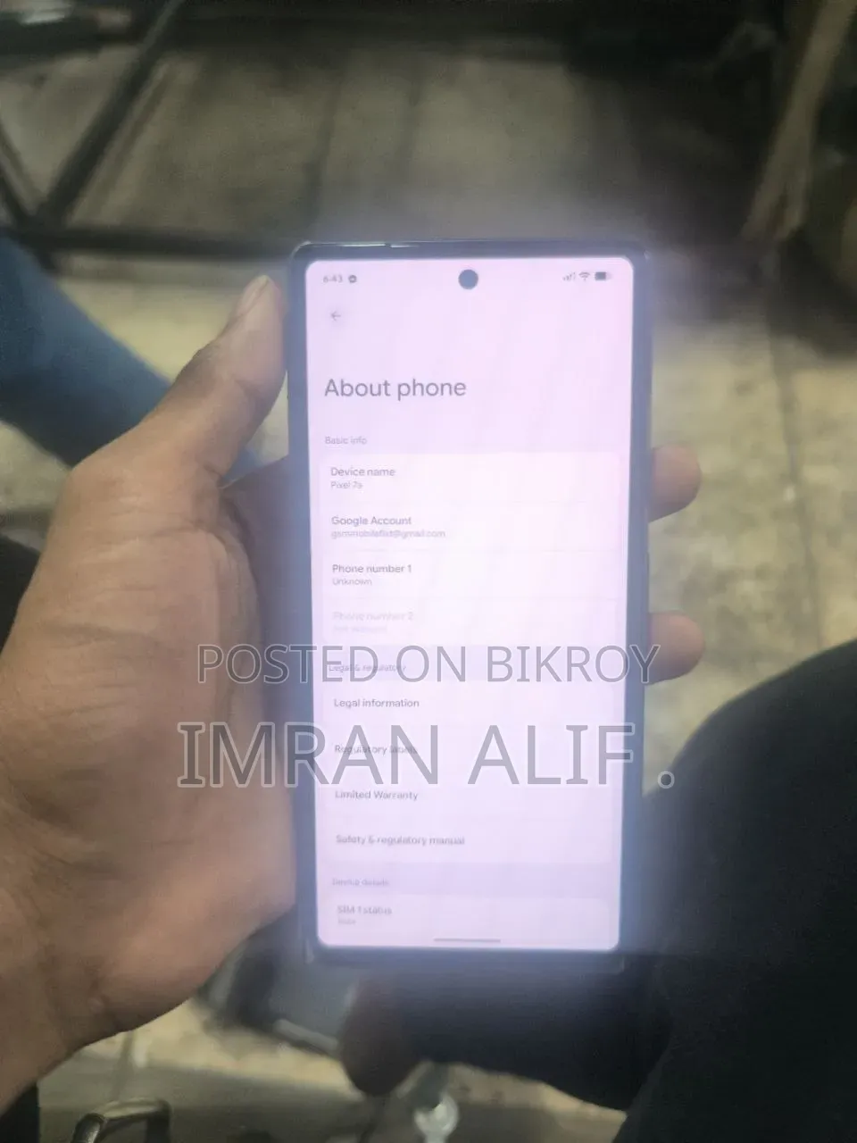 Google Pixel 7 128 GB Black