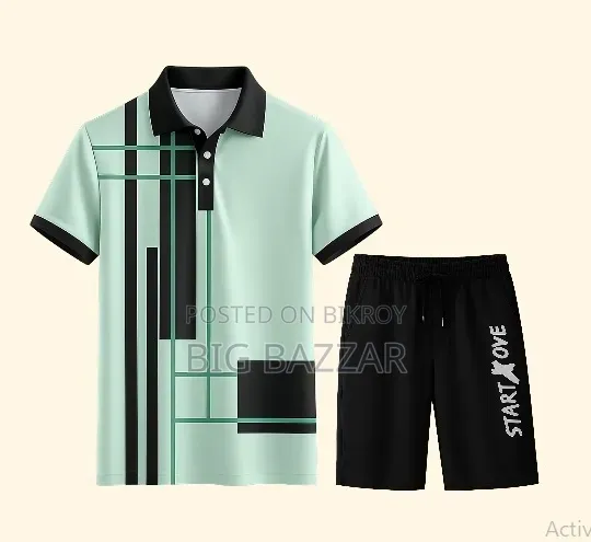 Polo Shirt and Half Pant Combo