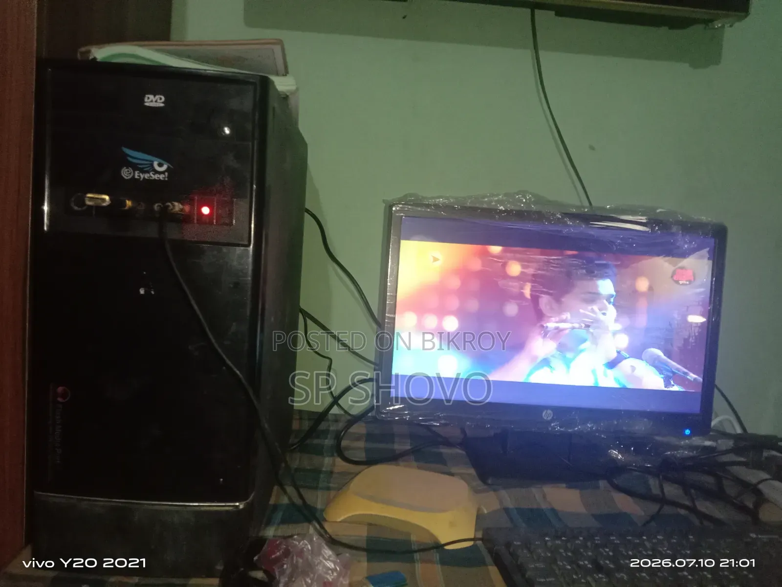 Desktop Computer HP 290 G4 All-in-One 4GB Intel Pentium HDD+SSD 500GB