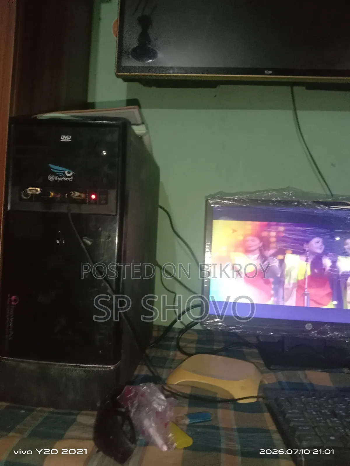 Desktop Computer HP 290 G4 All-in-One 4GB Intel Pentium HDD+SSD 500GB