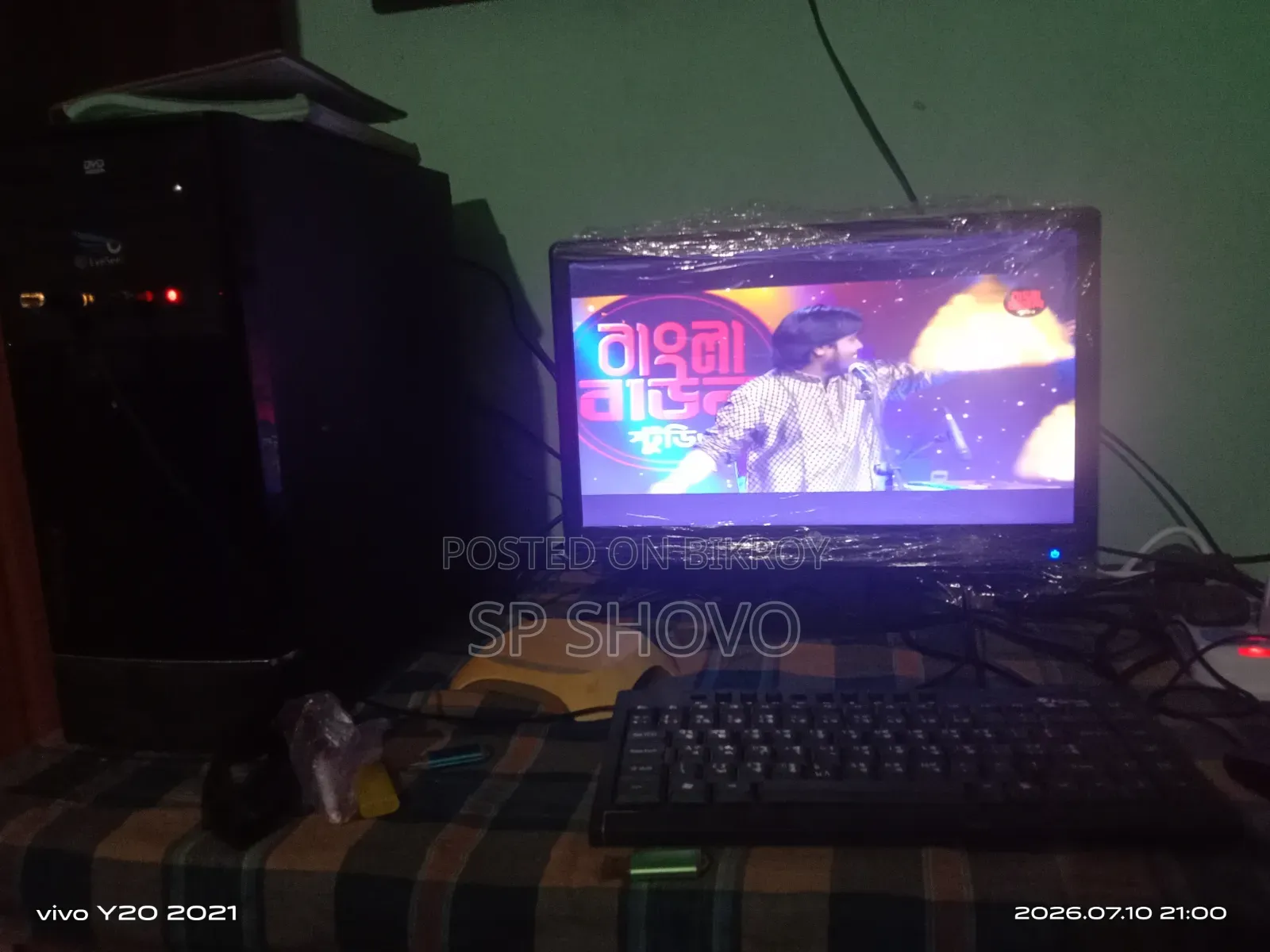 Desktop Computer HP 290 G4 All-in-One 4GB Intel Pentium HDD+SSD 500GB