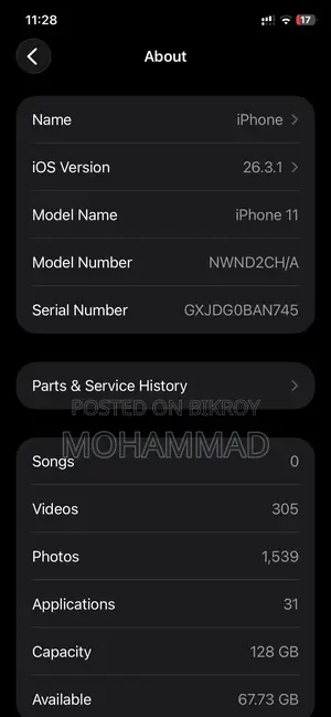 Apple iPhone 11 128 GB Purple