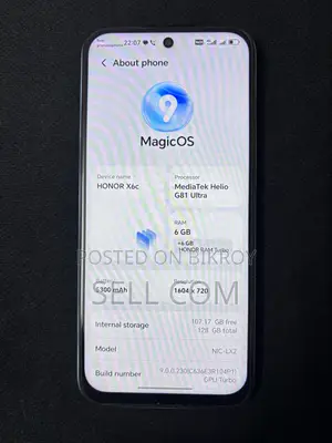 New Honor X6C 128 GB White