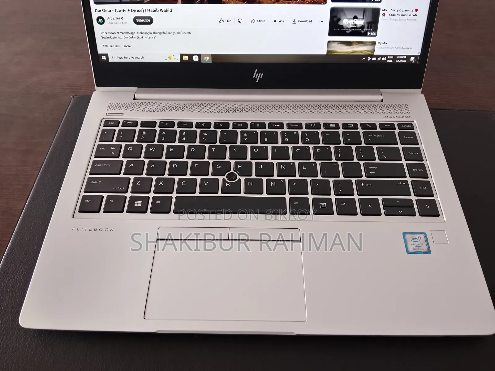 Laptop HP EliteBook 840 8GB Intel Core i5 SSD 256GB