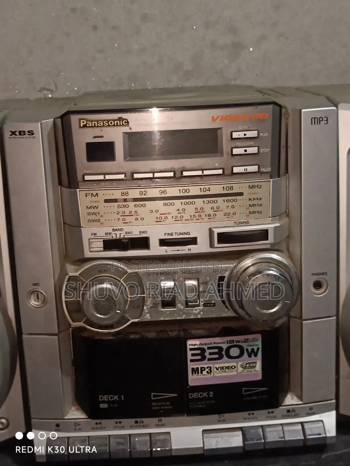 Panasonic Rx Vt-80