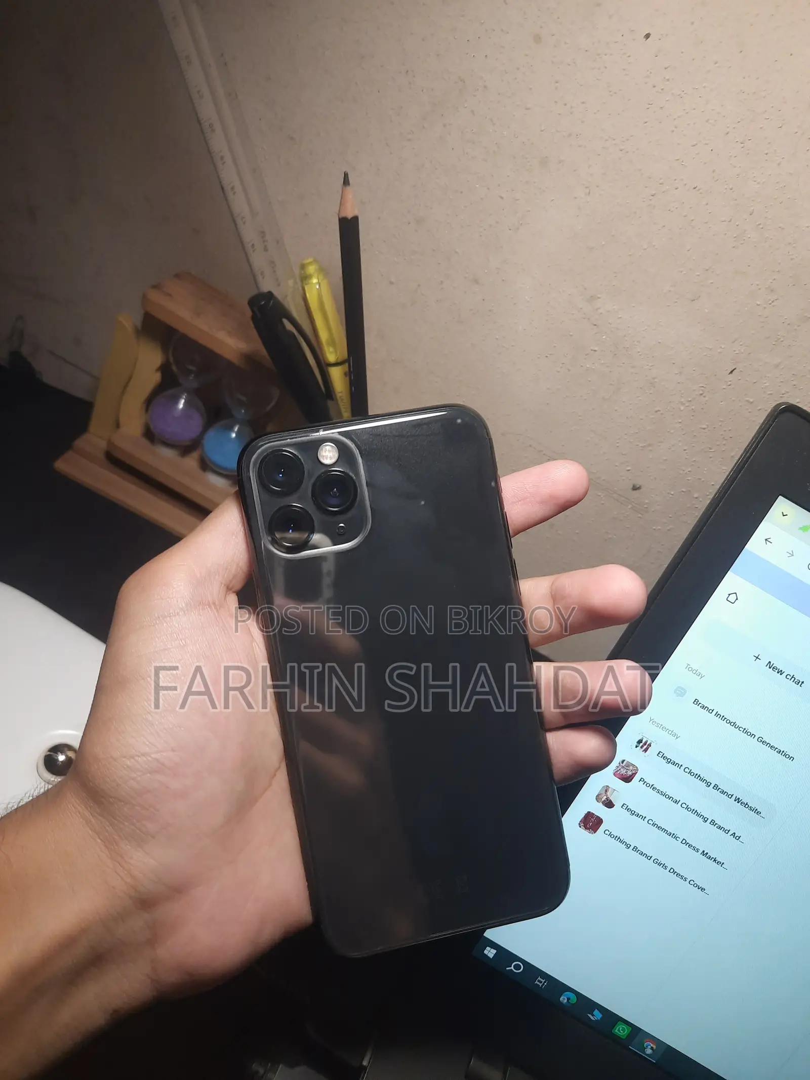 অ্যাপল আইফোন ১১ প্রো ২৫৬ জিবি ব্ল্যাক