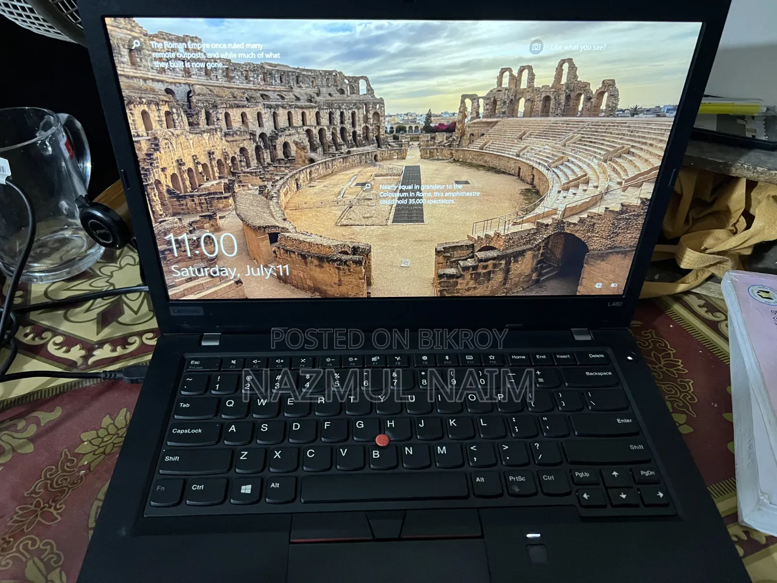 Laptop Lenovo ThinkPad L480 8GB Intel Core I5 SSD 256GB