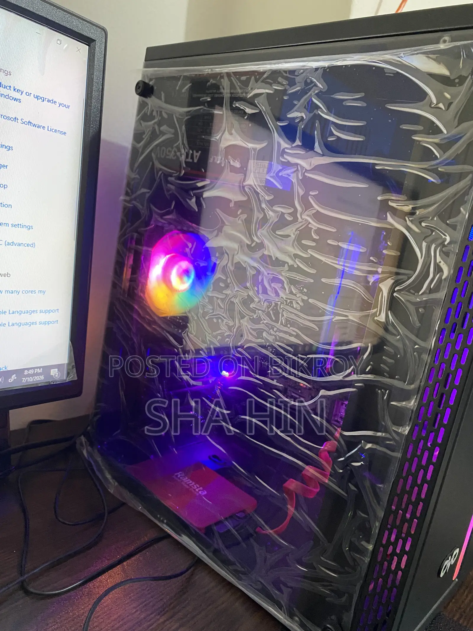 New Desktop Computer 8GB Intel Core I7 SSD 128GB