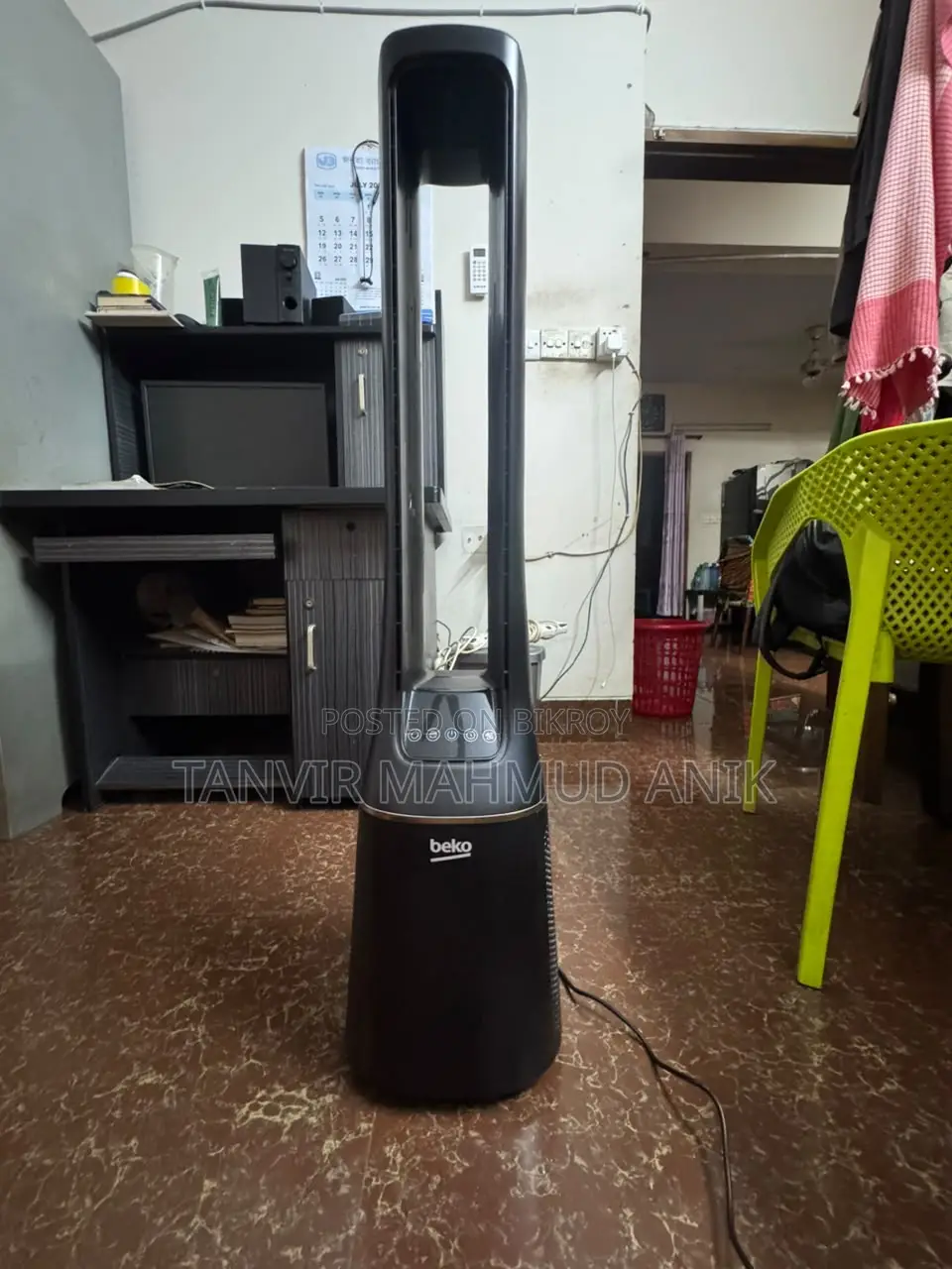 Beko Bladeless Fan Air Purifier | Eba-6000-B | Black