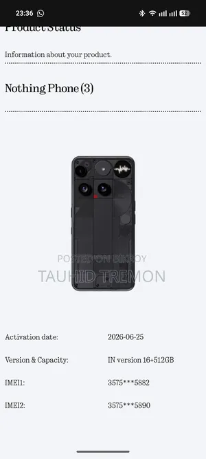 Nothing Phone 3 512 GB Black