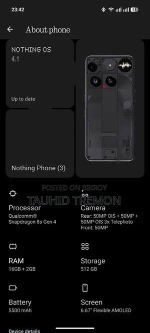 Nothing Phone 3 512 GB Black