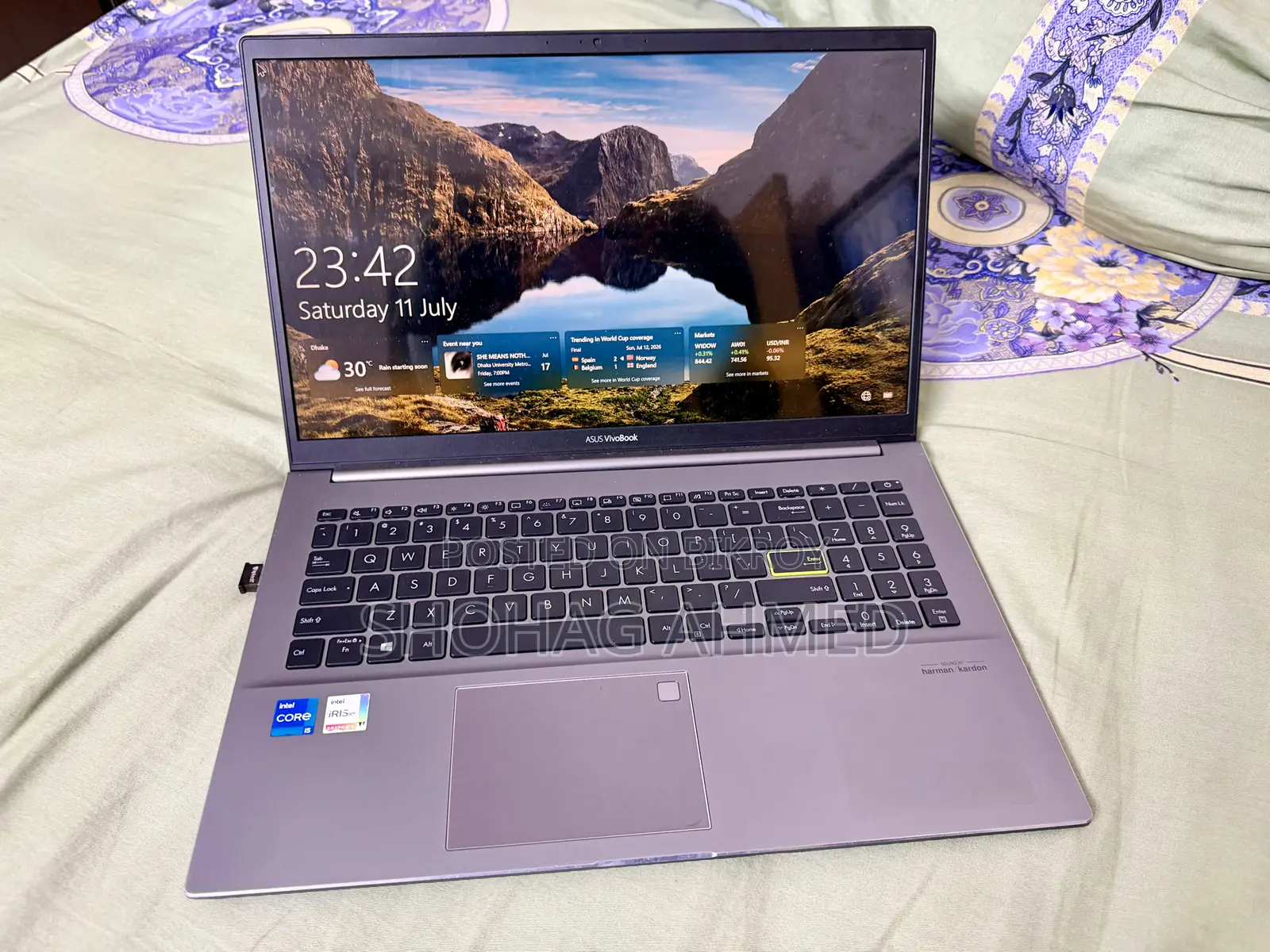 Laptop Asus Vivobook 15 8GB Intel Core i5 SSD 512GB