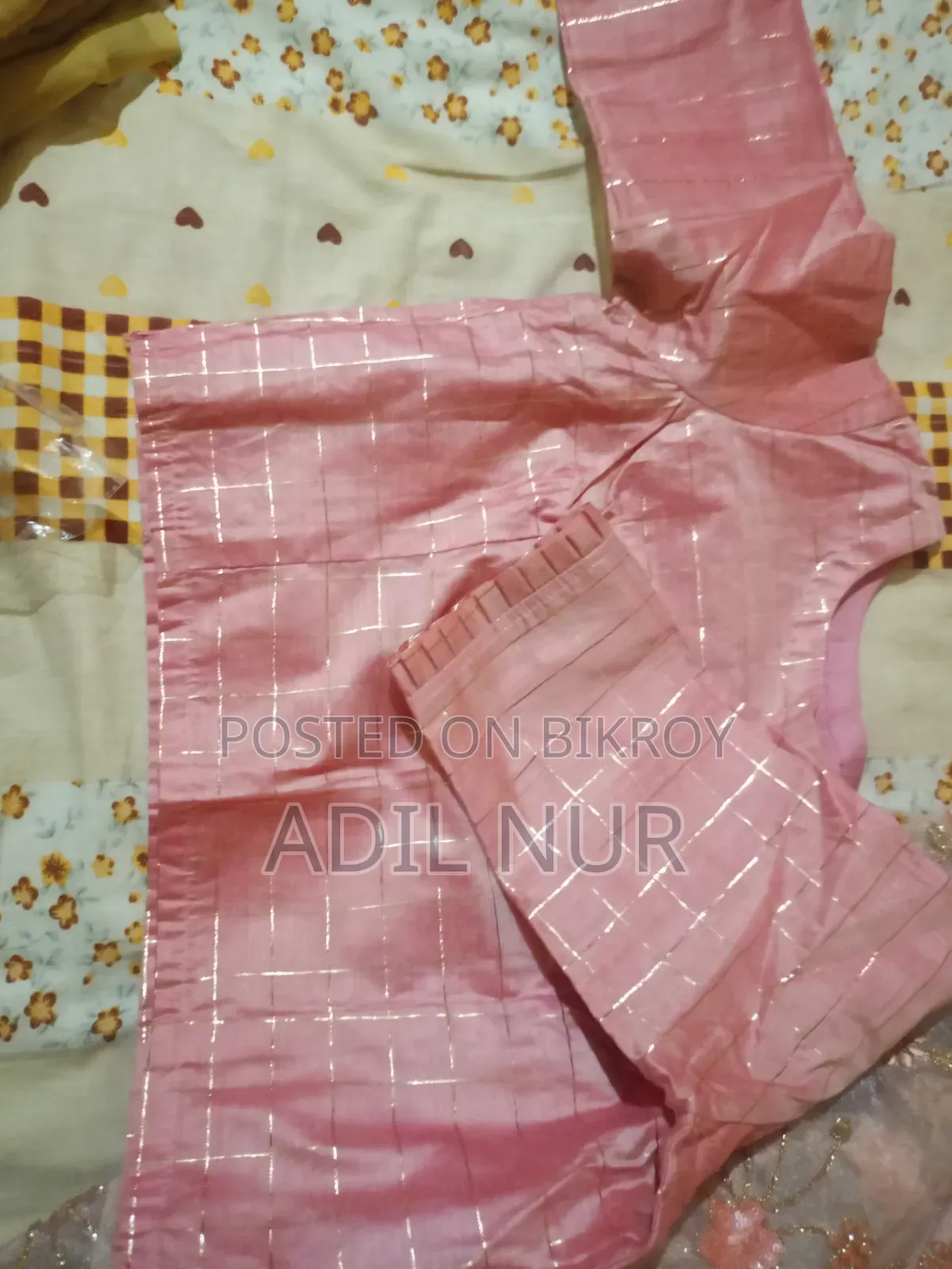 Brand New Pink Net Lehenga Set | Blouse + Orna | ৳2500