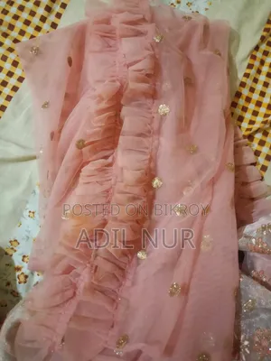 Brand New Pink Net Lehenga Set | Blouse + Orna | ৳2500