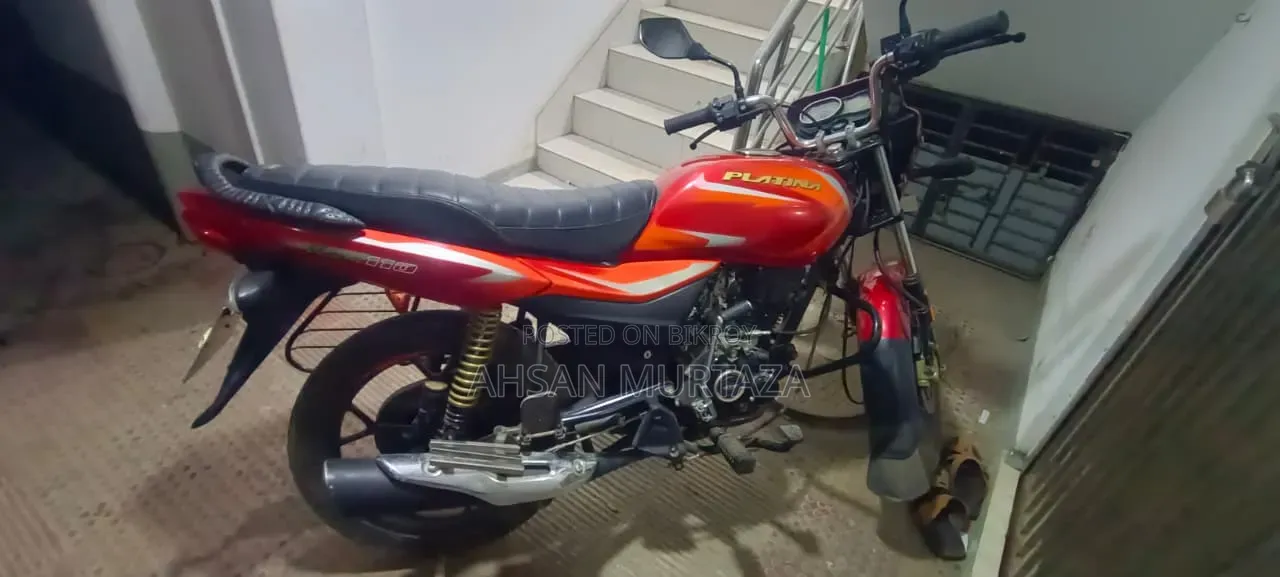Bajaj Platina 110 2024 Red