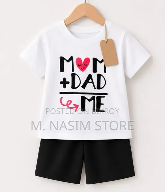 Kids Cotton Tshirt and Pant Set