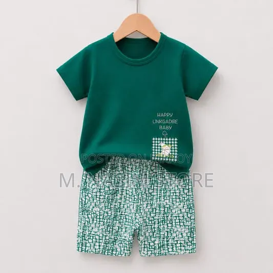 Kids Cotton Tshirt and Pant Set