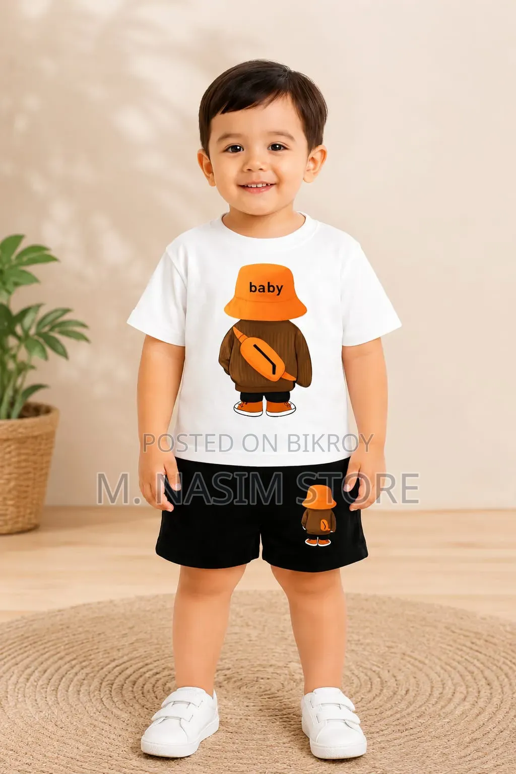 Kids Cotton Tshirt and Pant Set