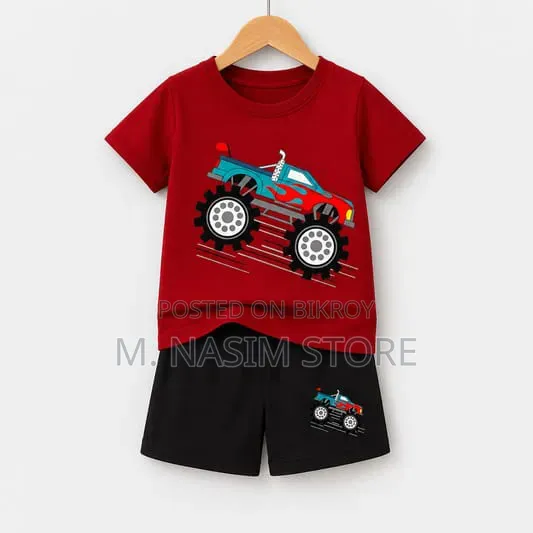 Kids Cotton Tshirt and Pant Set