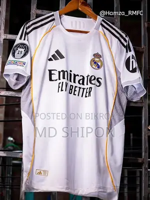 Real Madrid 2025/2026 Home Kit (Fan Edition)