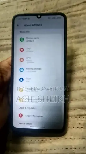 Symphony ATOM 5 64 GB Black