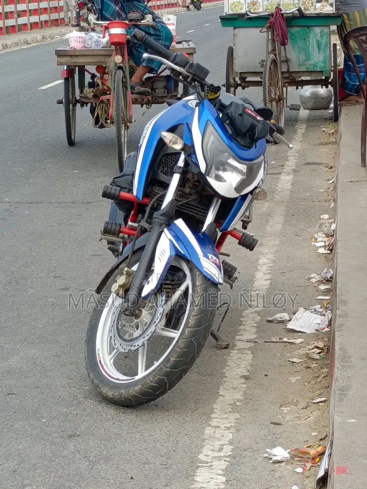 TVS Apache RTR 160 4V 2020 Blue