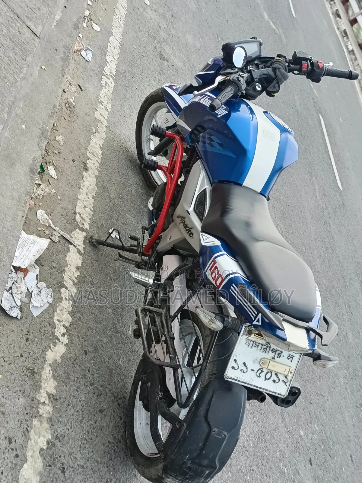 TVS Apache RTR 160 4V 2020 Blue