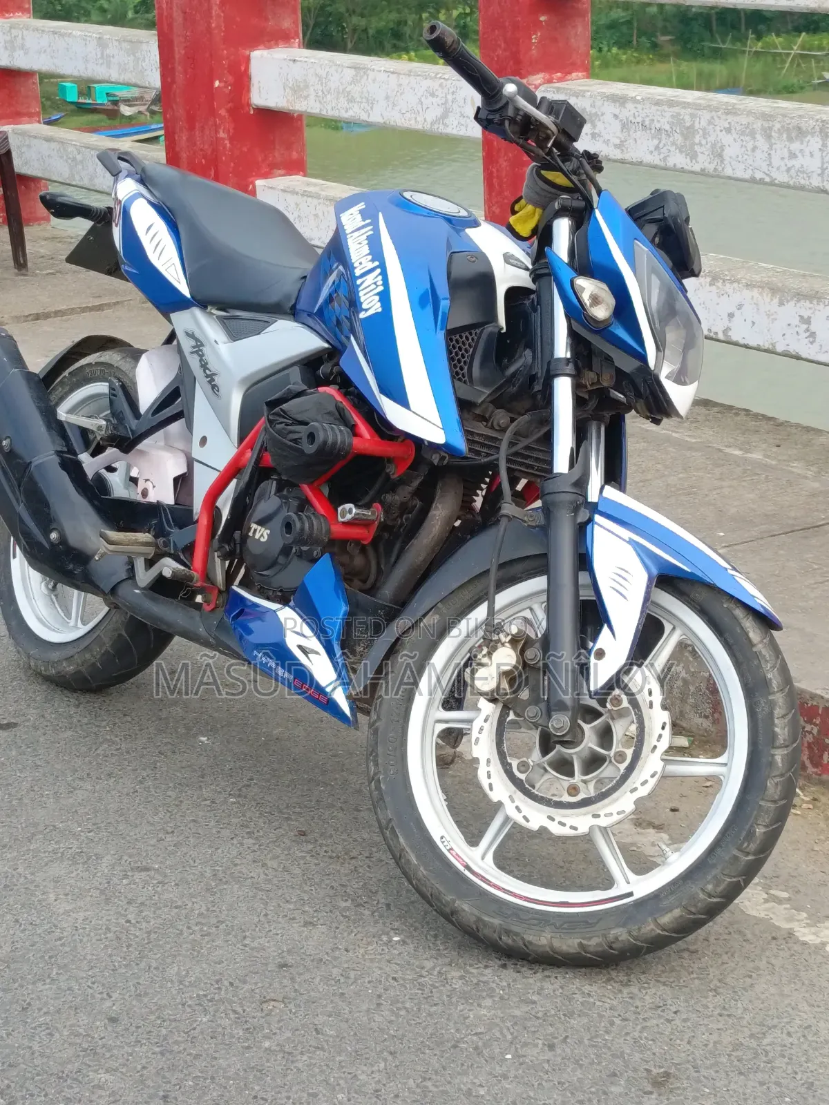 TVS Apache RTR 160 4V 2020 Blue