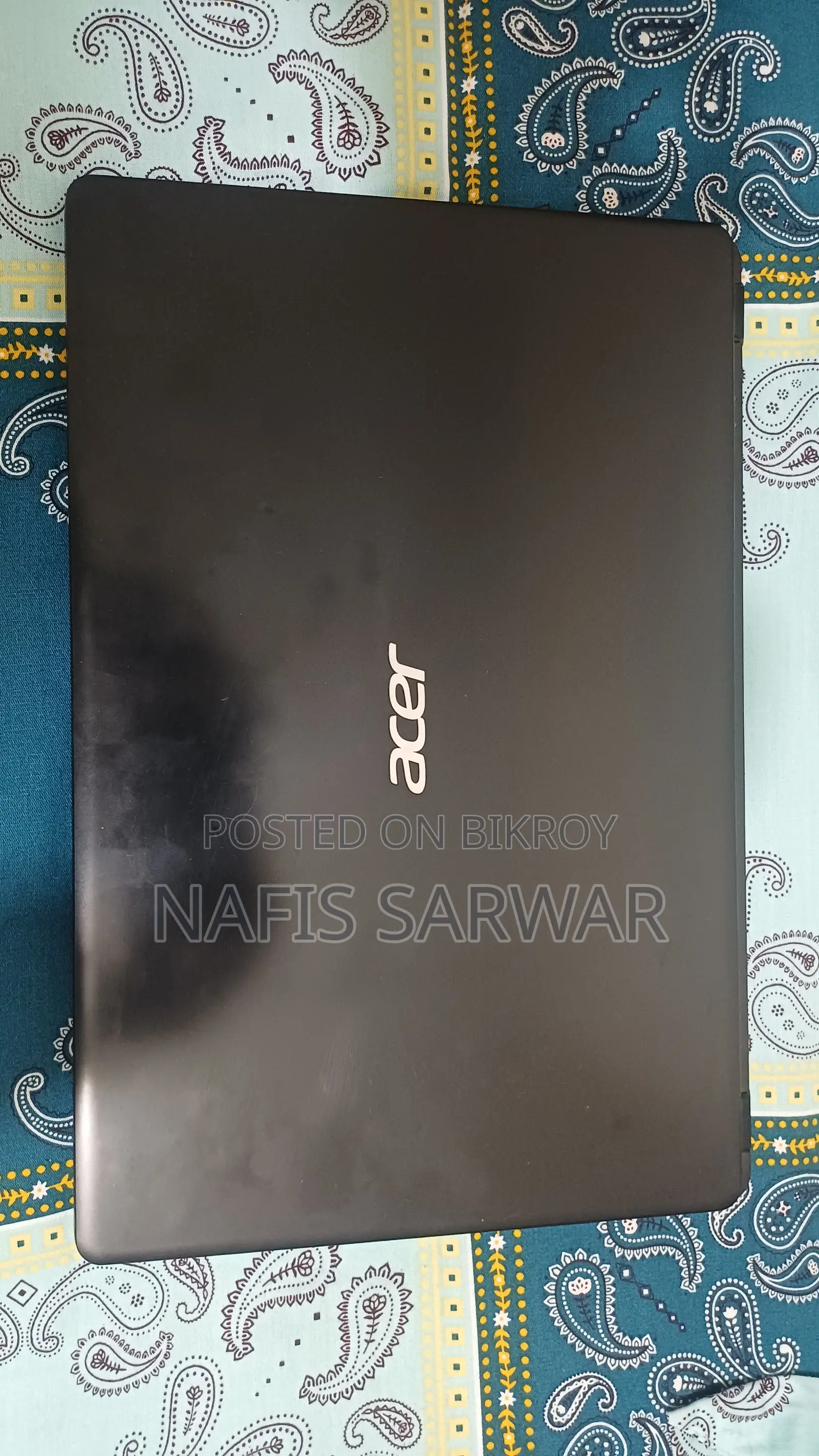 ল্যাপটপ এসার অ্যাসপায়ার ৩ ৮জিবি ইন্টেল কোর আই৫ এইচডিডি ১টিবি